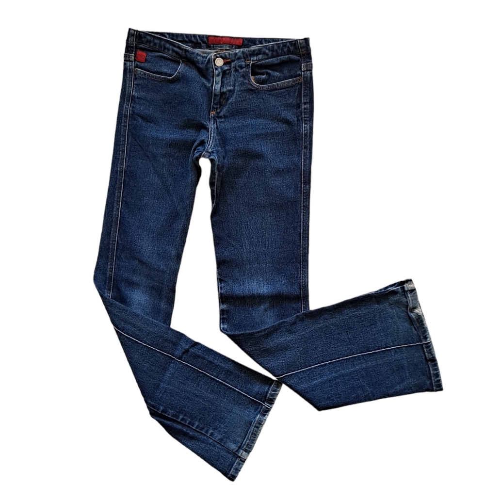 BONGO medium wash low skinny jeans